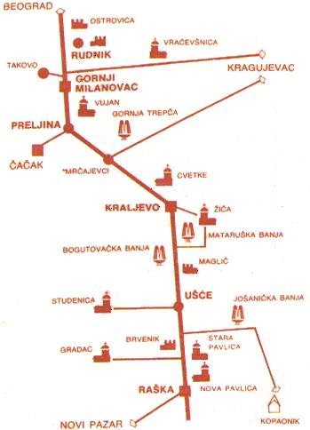 beograd rudnik mapa Automobilom do Kopaonika beograd rudnik mapa